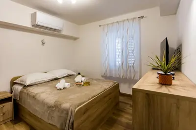 Krevet ili kreveti u jedinici u objektu Kuća Ružica