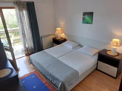 Krevet ili kreveti u jedinici u objektu Apartments with parking space Makarska - 22633