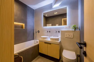 Kupaonica u objektu Beachfront penthouse Residence