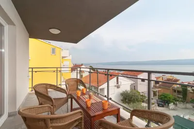Balkon ili terasa u objektu Apartment Božan