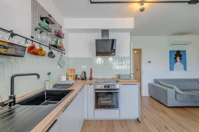 Kuhinja ili čajna kuhinja u objektu BRAND NEW - Apartment Maestral, Strozanac