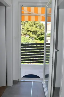 Tlocrt objekta A apartment with terrace 1 min walk to the beach