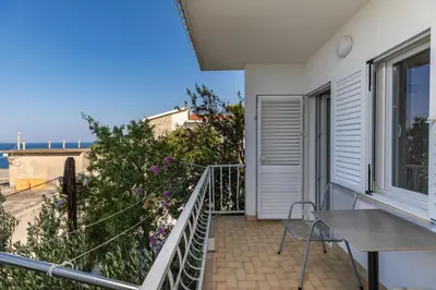 Balkon ili terasa u objektu Apartments by the sea Bratus - Makarska - 22135