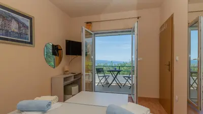 Krevet ili kreveti u jedinici u objektu Villa Radic - Makarska by Villas Guide
