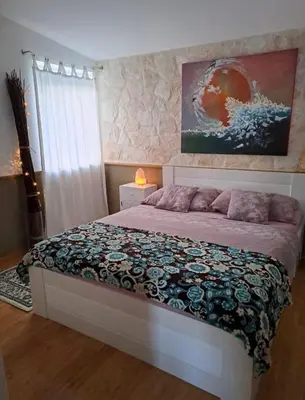 Krevet ili kreveti u jedinici u objektu DalmaBlu