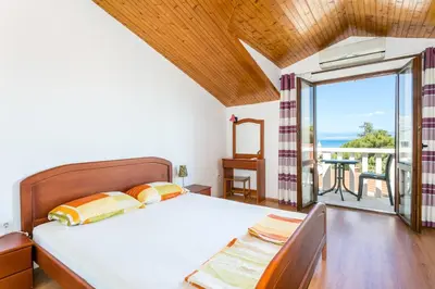 Krevet ili kreveti u jedinici u objektu Apartments with parking space Supetar, Brac - 5670