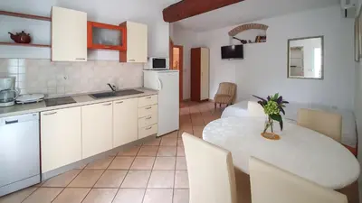 Kuhinja ili čajna kuhinja u objektu Apartments Obala