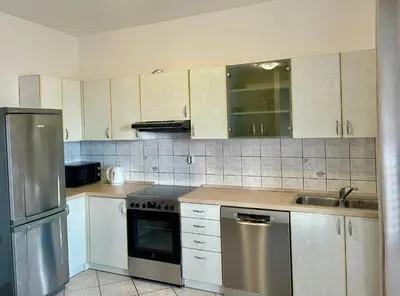 Kuhinja ili čajna kuhinja u objektu Apartments Magdales