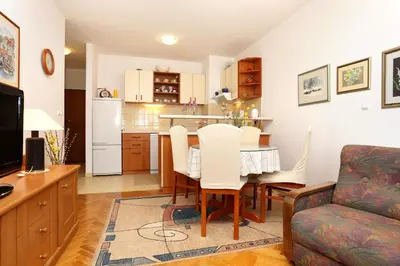Kuhinja ili čajna kuhinja u objektu Holiday apartments Omis - 9492