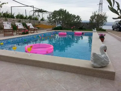 Tlocrt objekta Holiday house with a swimming pool Bol, Brac - 11016
