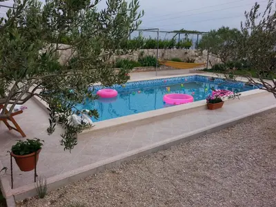 Tlocrt objekta Holiday house with a swimming pool Bol, Brac - 11016