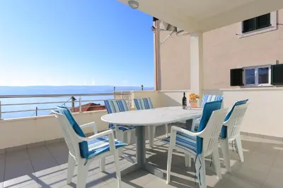 Balkon ili terasa u objektu Apartments by the sea Stanici, Omis - 2764