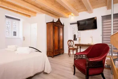 Krevet ili kreveti u jedinici u objektu Seaside holiday house Stari Grad, Hvar - 24810