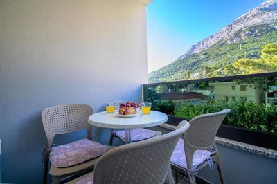 Pogled na planine ili pogled na planine iz apartmana