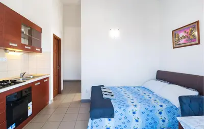 Kuhinja ili čajna kuhinja u objektu Awesome Apartment In Omis With Wifi