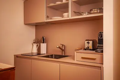 Kuhinja ili čajna kuhinja u objektu Aria Apartment