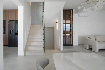 Tlocrt objekta NEW! Seaview Villa Bota: A Luxurious Coastal Retreat in Podstrana