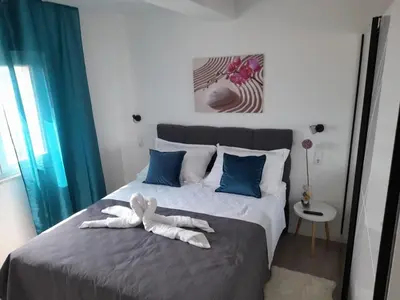 Krevet ili kreveti u jedinici u objektu Apartments with parking space Duce - Omis - 23509