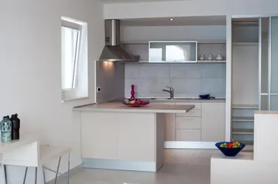 Kuhinja ili čajna kuhinja u objektu Apartments Casa Sul Mare