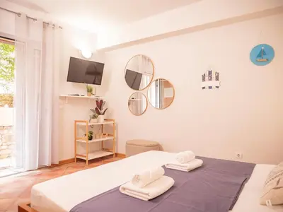 Krevet ili kreveti u jedinici u objektu Apartman Jakša