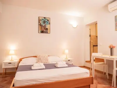 Krevet ili kreveti u jedinici u objektu Apartman Jakša