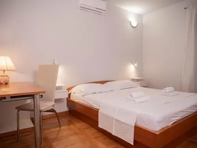 Krevet ili kreveti u jedinici u objektu Apartment Jakša-center of town Hvar