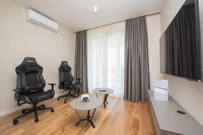 Tlocrt objekta Villa Ivana with Heated Pool, Hot Tube, Sea View
