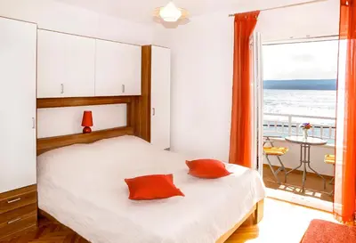 Krevet ili kreveti u jedinici u objektu Apartments Ljiljana