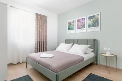 Krevet ili kreveti u jedinici u objektu Family friendly seaside apartments Duce, Omis - 24876