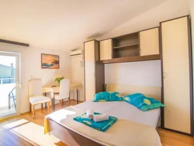 Krevet ili kreveti u jedinici u objektu Apartmani Cihorich - Studio Apartment