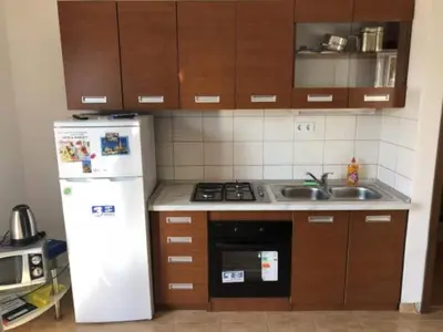 Kuhinja ili čajna kuhinja u objektu Apartmani Villa Borzic - One Bedroom Apartment with Terarce