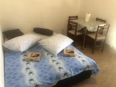 Krevet ili kreveti u jedinici u objektu Apartmani Villa Borzic - One Bedroom Apartment with Terarce