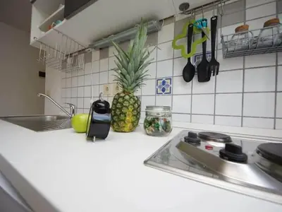 Kuhinja ili čajna kuhinja u objektu Name Bay House Rosohotnica - One Bedroom Apartment