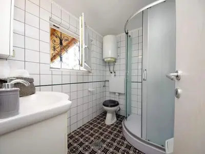 Kupaonica u objektu Name Bay House Rosohotnica - One Bedroom Apartment