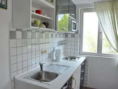 Kuhinja ili čajna kuhinja u objektu Name Bay House Rosohotnica - One Bedroom Apartment