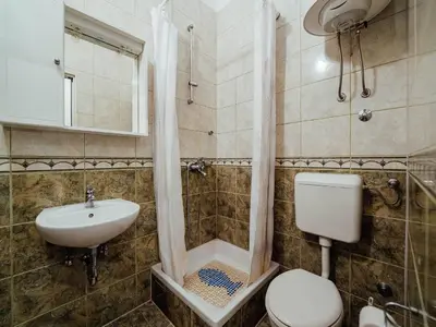 Kupaonica u objektu Apartments Pezo - Studio apartment Tina 1