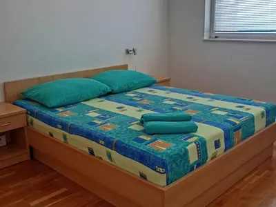 Krevet ili kreveti u jedinici u objektu Apartment Tonco Ba ka Voda With Sea View
