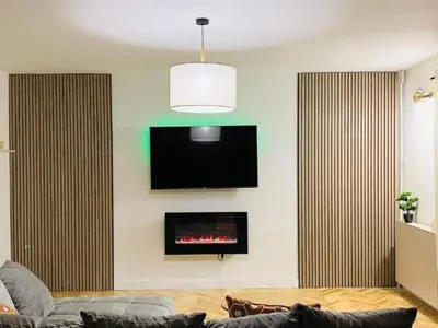 TV i/ili zabavni centar u objektu Luxury Apartment Ivo with Jacuzzi near the beach - Two Bedroom Apartment