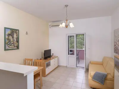 TV i/ili zabavni centar u objektu One Bedroom Apartment with Balcony 3