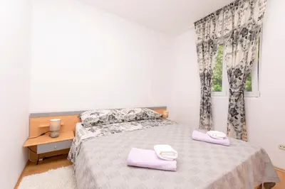 Krevet ili kreveti u jedinici u objektu Apartments Petea Omis
