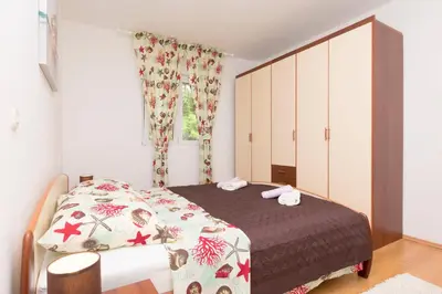 Krevet ili kreveti u jedinici u objektu Apartments Petea Omis