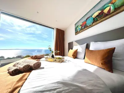 Krevet ili kreveti u jedinici u objektu Villa JONISA - PuRe LuXuRy