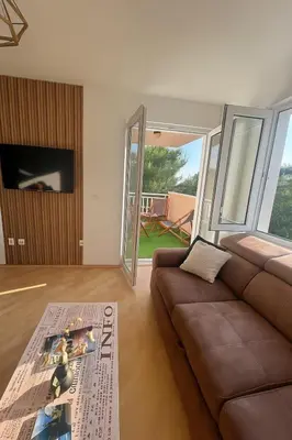 TV i/ili zabavni centar u objektu Sweet