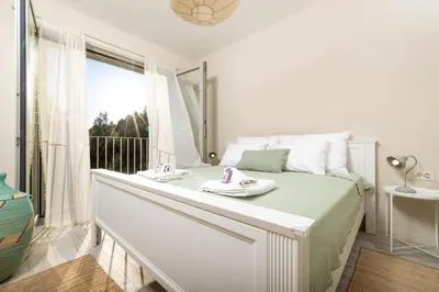 Krevet ili kreveti u jedinici u objektu Villas Hvar - Villa Lyra