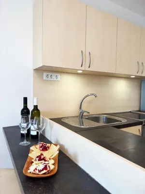 Kuhinja ili čajna kuhinja u objektu Apartments Kiro