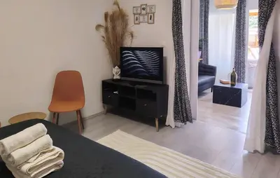 Krevet ili kreveti u jedinici u objektu 1 Bedroom Stunning Apartment In Hvar