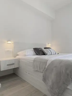 Krevet ili kreveti u jedinici u objektu Paladin Studio Apartments