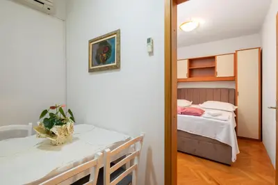Krevet ili kreveti u jedinici u objektu Magic apartments with shared terrace