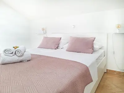 Krevet ili kreveti u jedinici u objektu NEW! Villa Promajna Beach