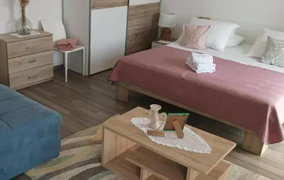 Krevet ili kreveti u jedinici u objektu Lovely Apartment In Hvar